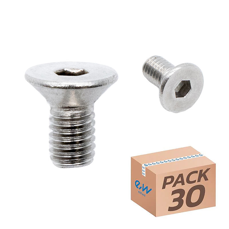 Tornillos bisagra dualtron inox 10 Uds - RuedaQrueda