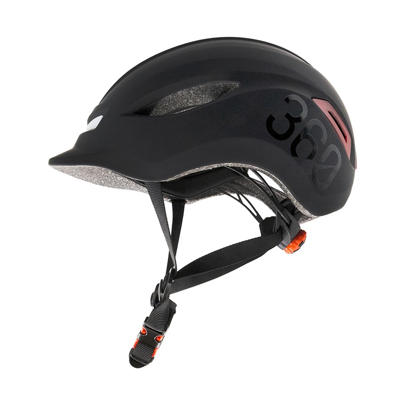 Casco CP02 con intermitente negro talla única - RuedaQrueda