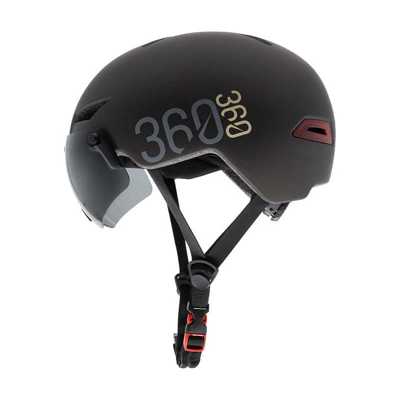 Casco CP03 con intermitente y visera L - RuedaQrueda