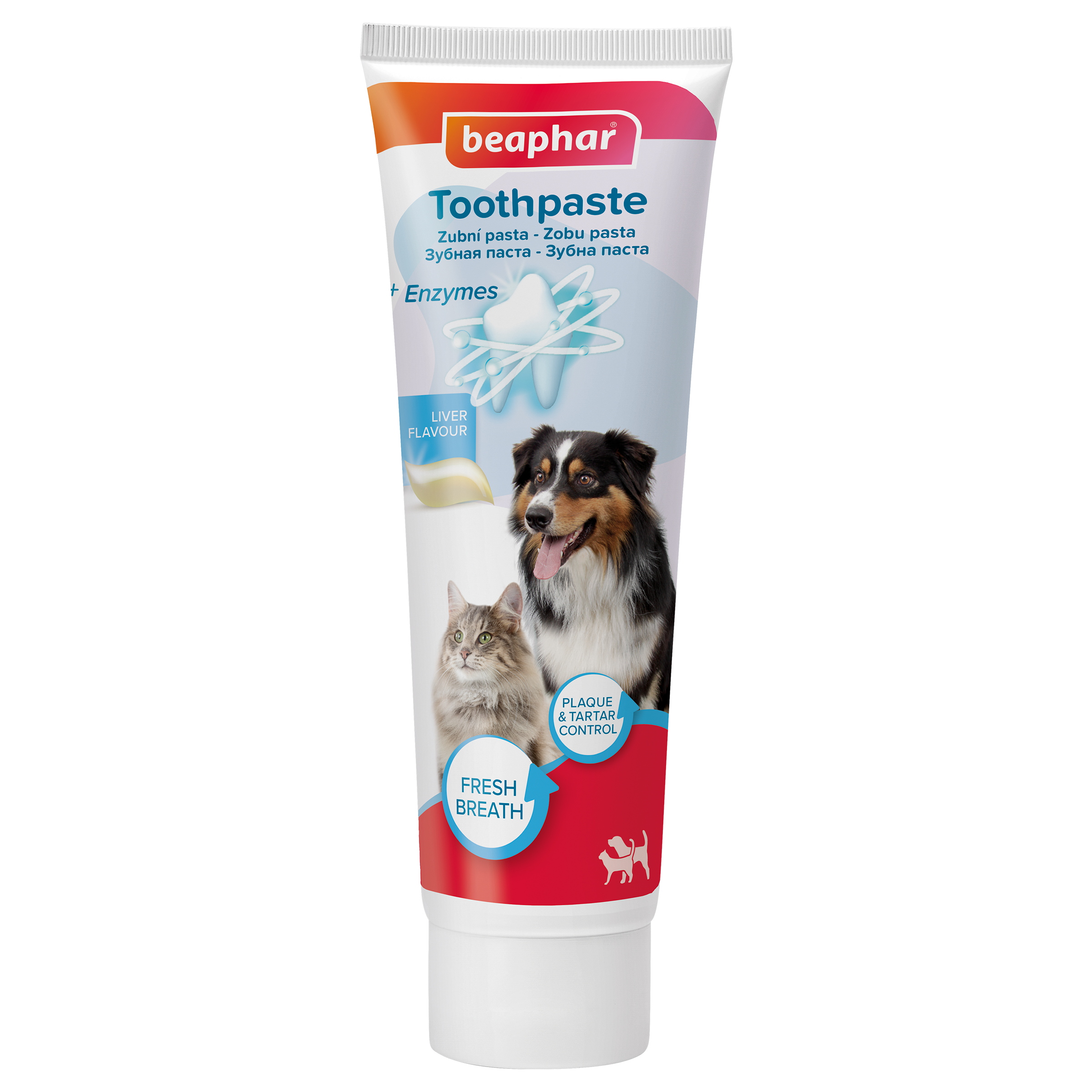 Zubní pasta s játrovou příchutí