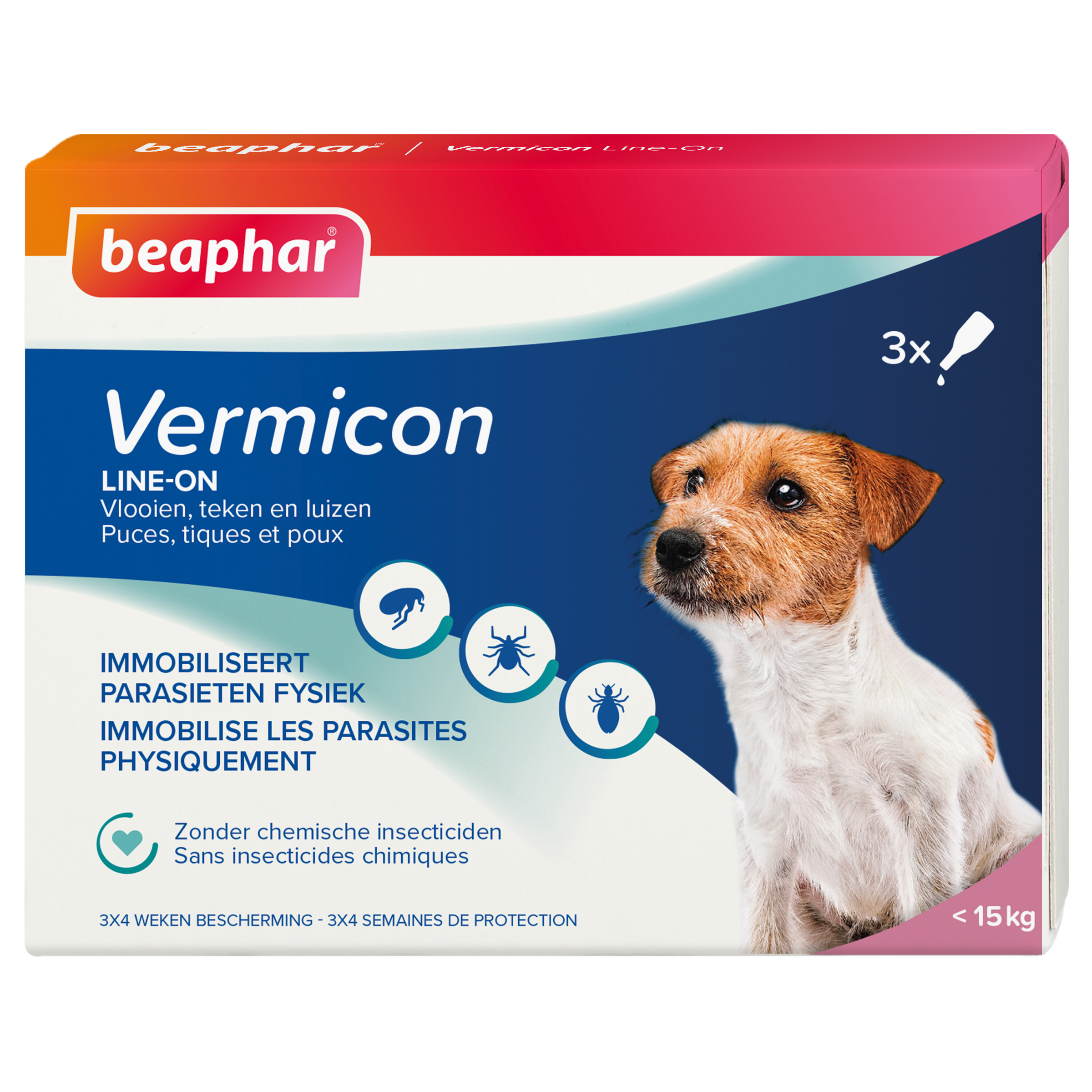 Vermicon Line-On Petit Chien 3x1,5ml