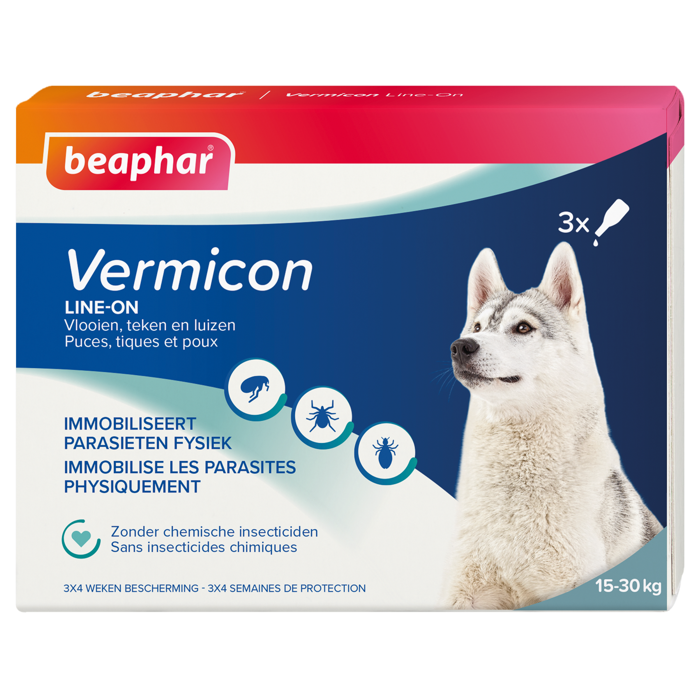 Vermicon Line-On Chien Moyen 3x3ml