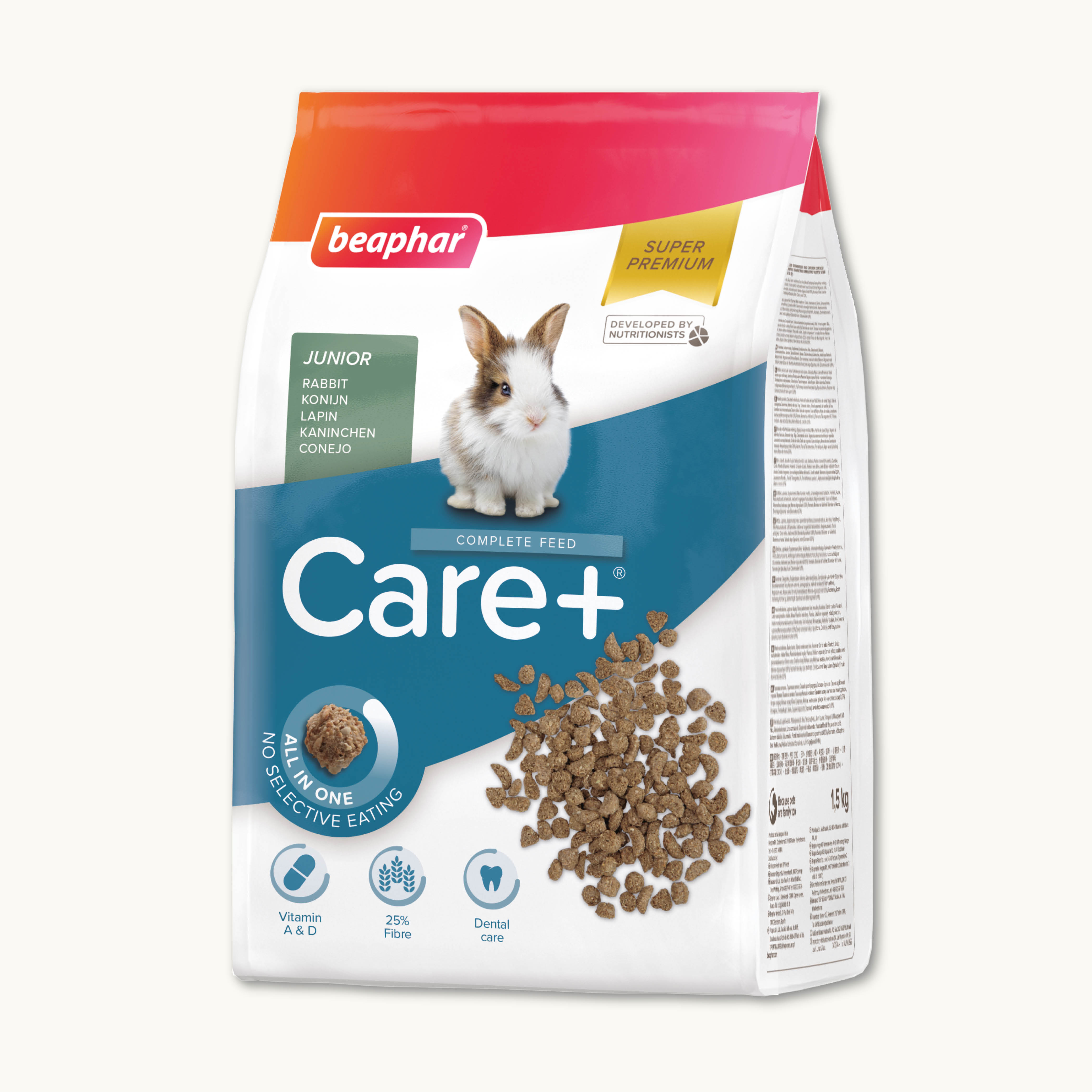 Beaphar Care+ Kaninchen Junior, 1,5kg