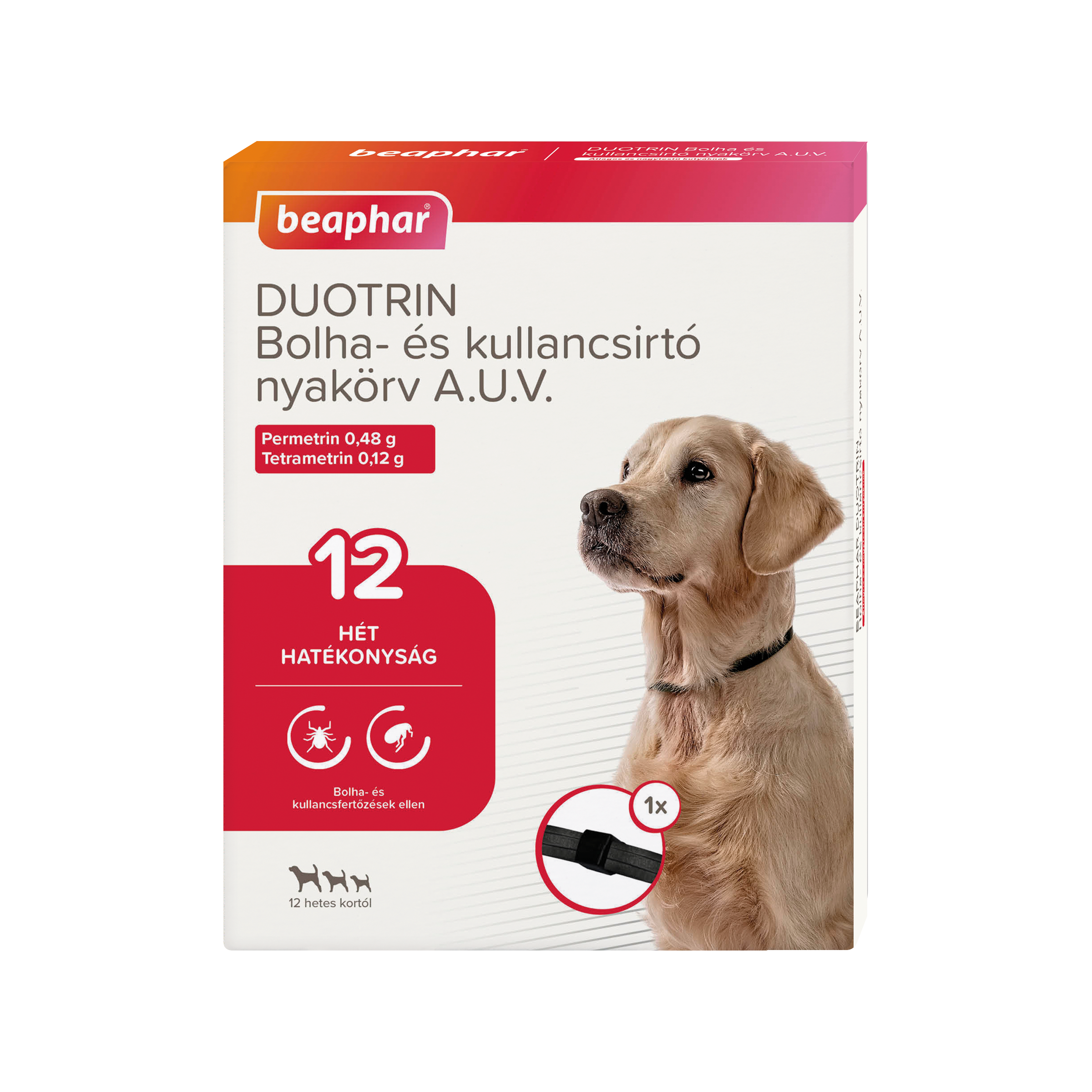 DUOTRIN bolha- és kullancsirtó nyakörv